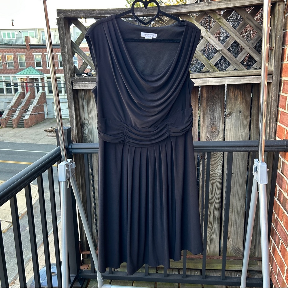 Liz Claiborne Cowl Neck Plus Dress 16W